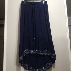 *New* Blue Time and Tru Hi Low Skirt.
